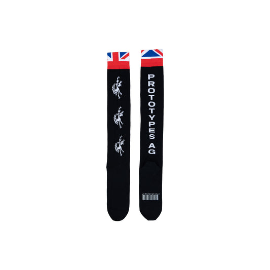GRAPHIC SOCKS THIGH HIGH
