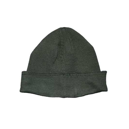 ALPHA RAW BEANIE REVERSE EMBROIDERY