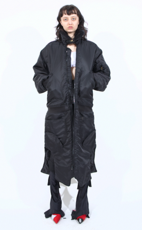 DOUBLE BOMBERCOAT