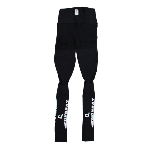 FOOTBALL SOCK LEGGINGS BLACK