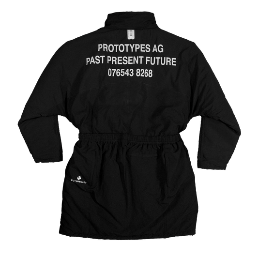 TRACKPANT COACH PARKA JACKET BLACK