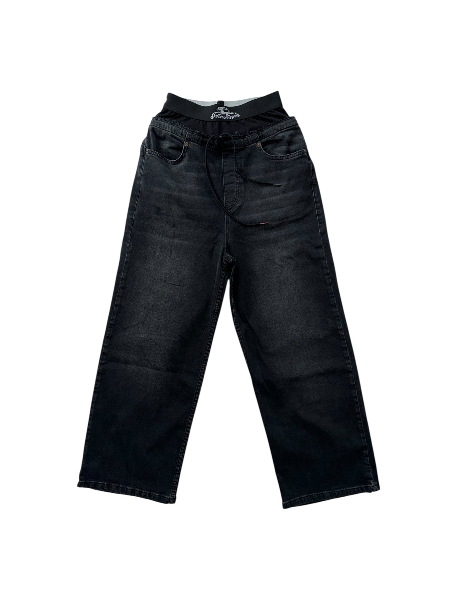 WAISTBAND DENIM JEANS MENS