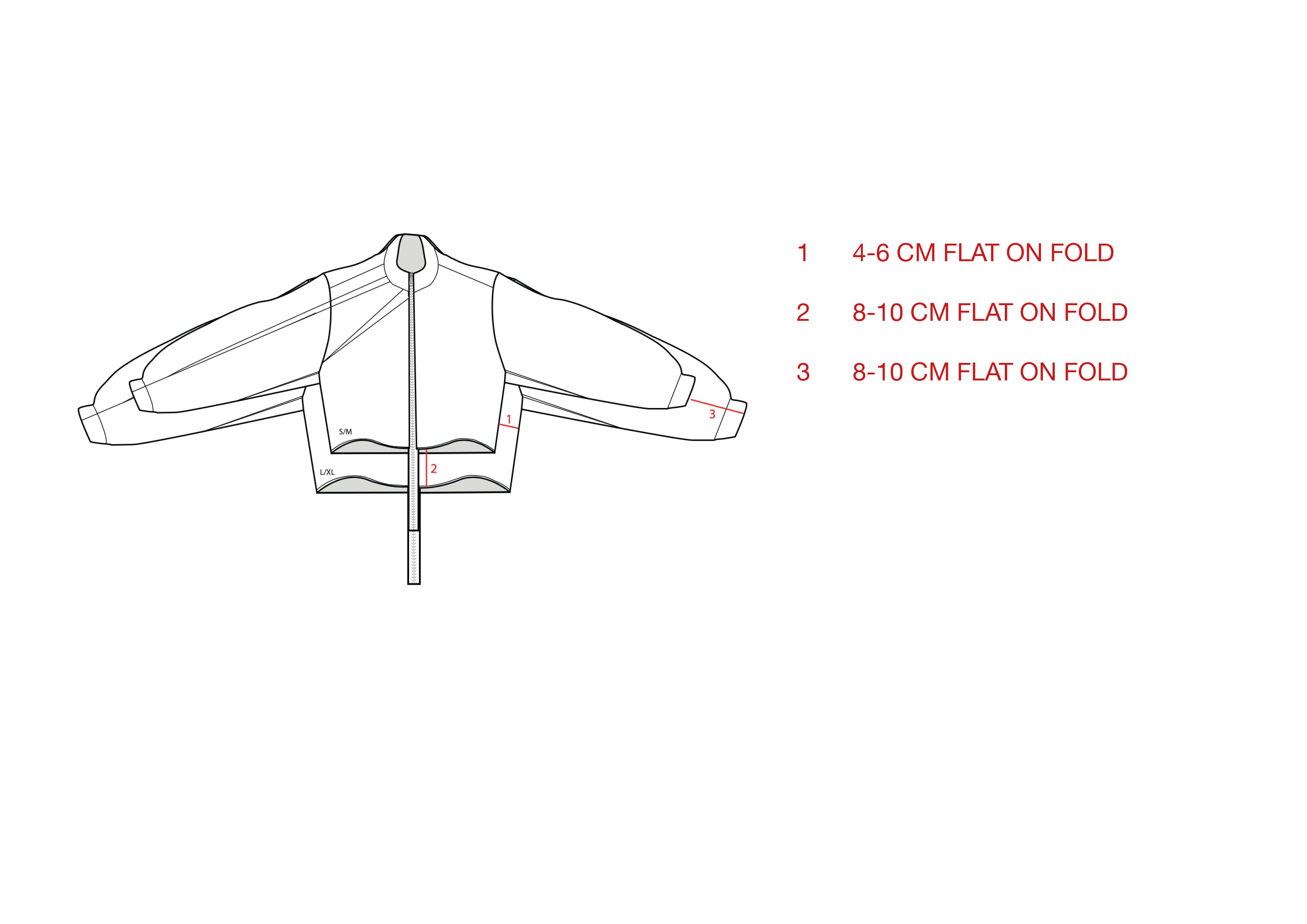 prototypes UPSIDE DOWN ZIP UP L-XL