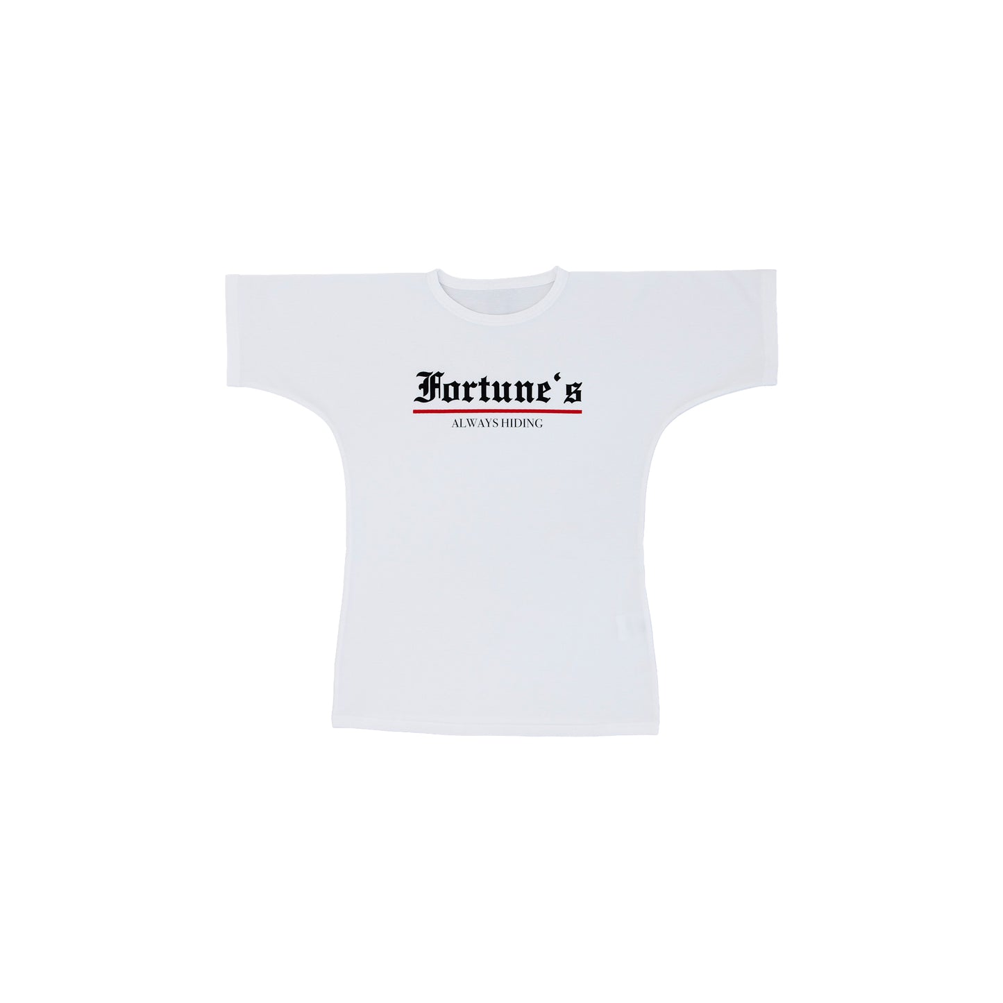 FORTUNE'S HIDING FITTED TEE