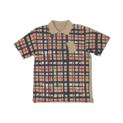 SPRAYED CHECK POLO