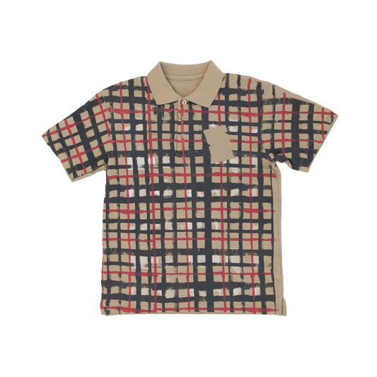 SPRAYED CHECK POLO