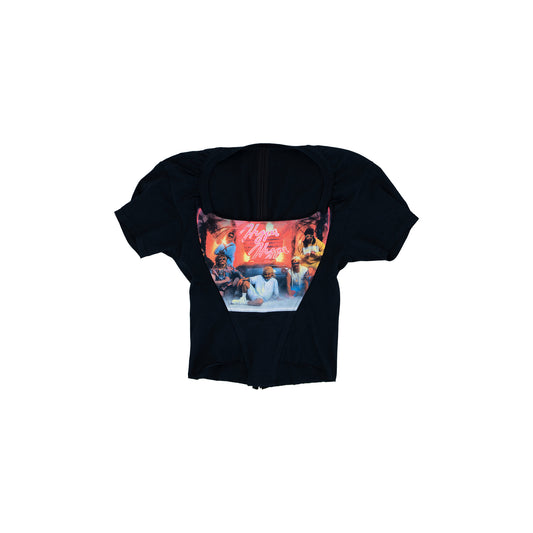 DIRNDL CUT UP TEE