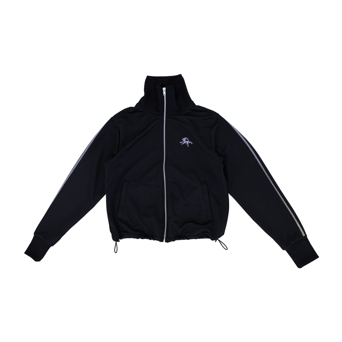 RHINESTONE TRACKSUIT JACKET