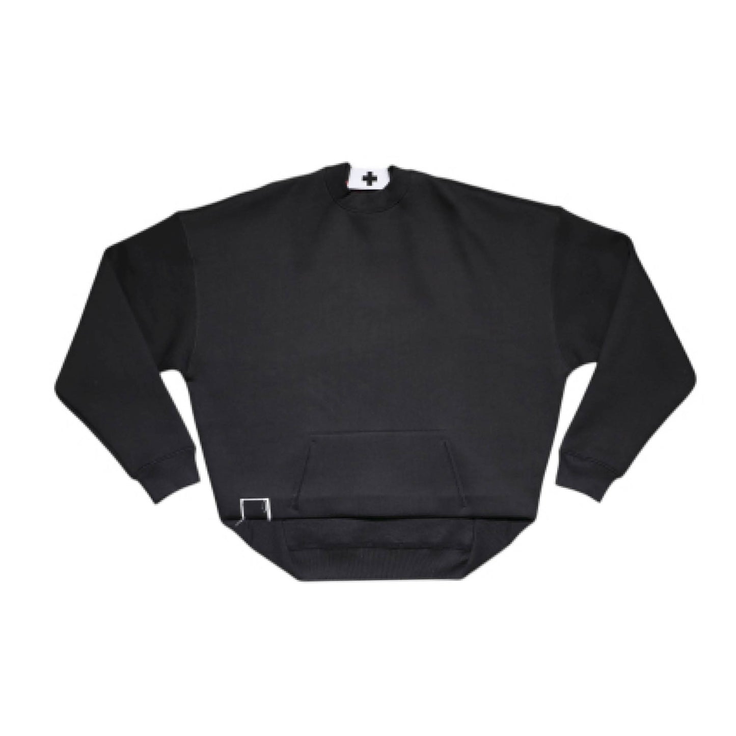BOX PLEAT CREWNECK