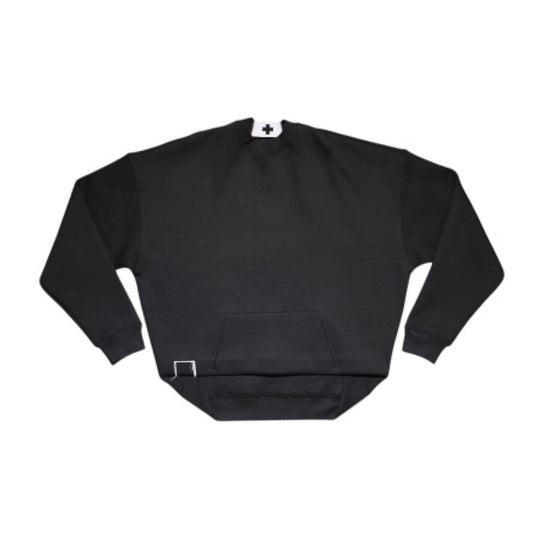 BOX PLEAT CREWNECK