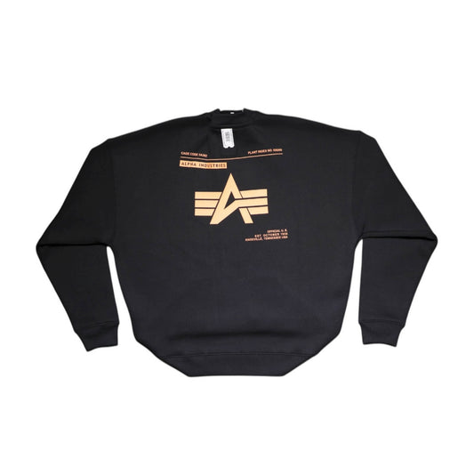 BOX PLEAT CREWNECK
