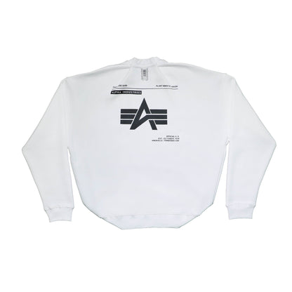 BOX PLEAT CREWNECK