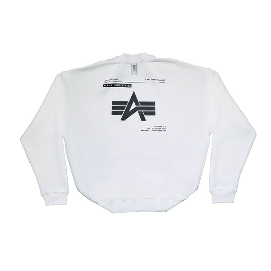 BOX PLEAT CREWNECK