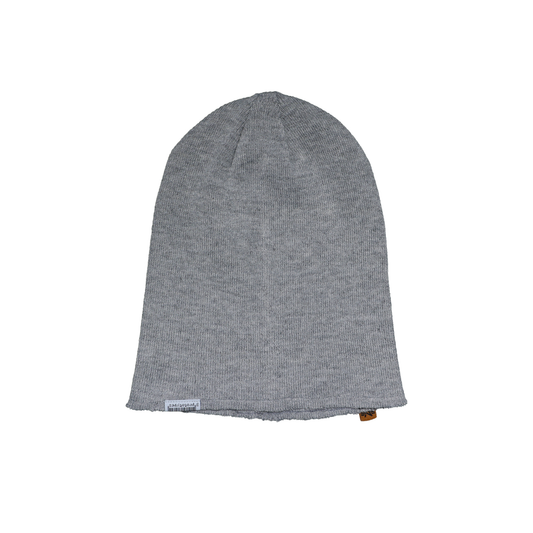 ALPHA RAW BEANIE LABEL GREY