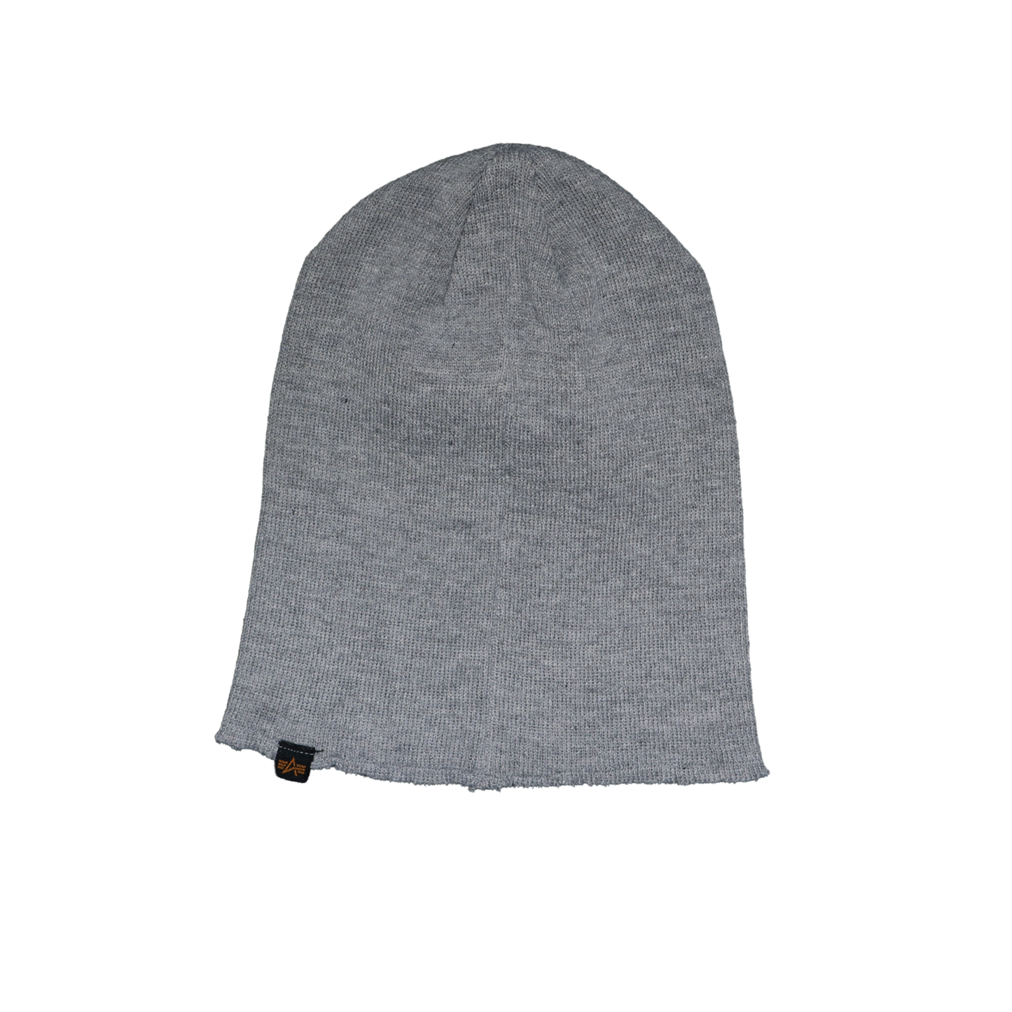 ALPHA RAW BEANIE LABEL GREY