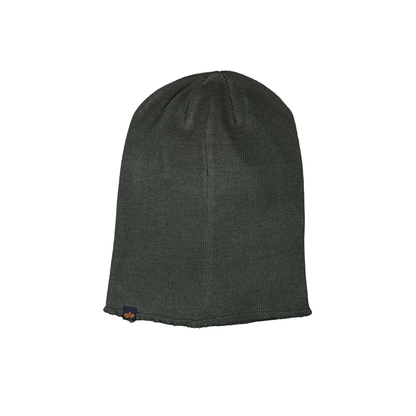ALPHA RAW BEANIE LABEL