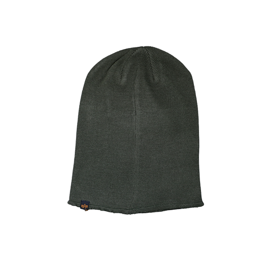 ALPHA RAW BEANIE LABEL