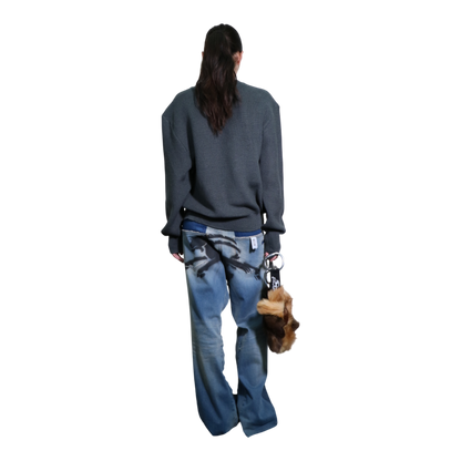 JEWELRY BUTTON CARDIGAN