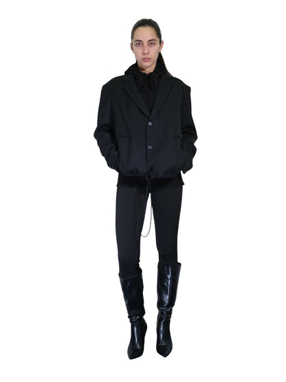 OPEN BACK TAILORED JACKET