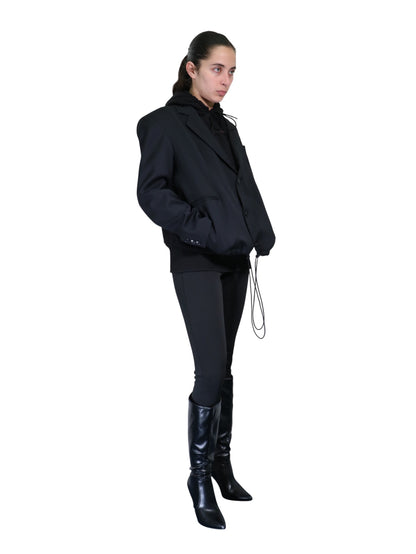 OPEN BACK TAILORED JACKET