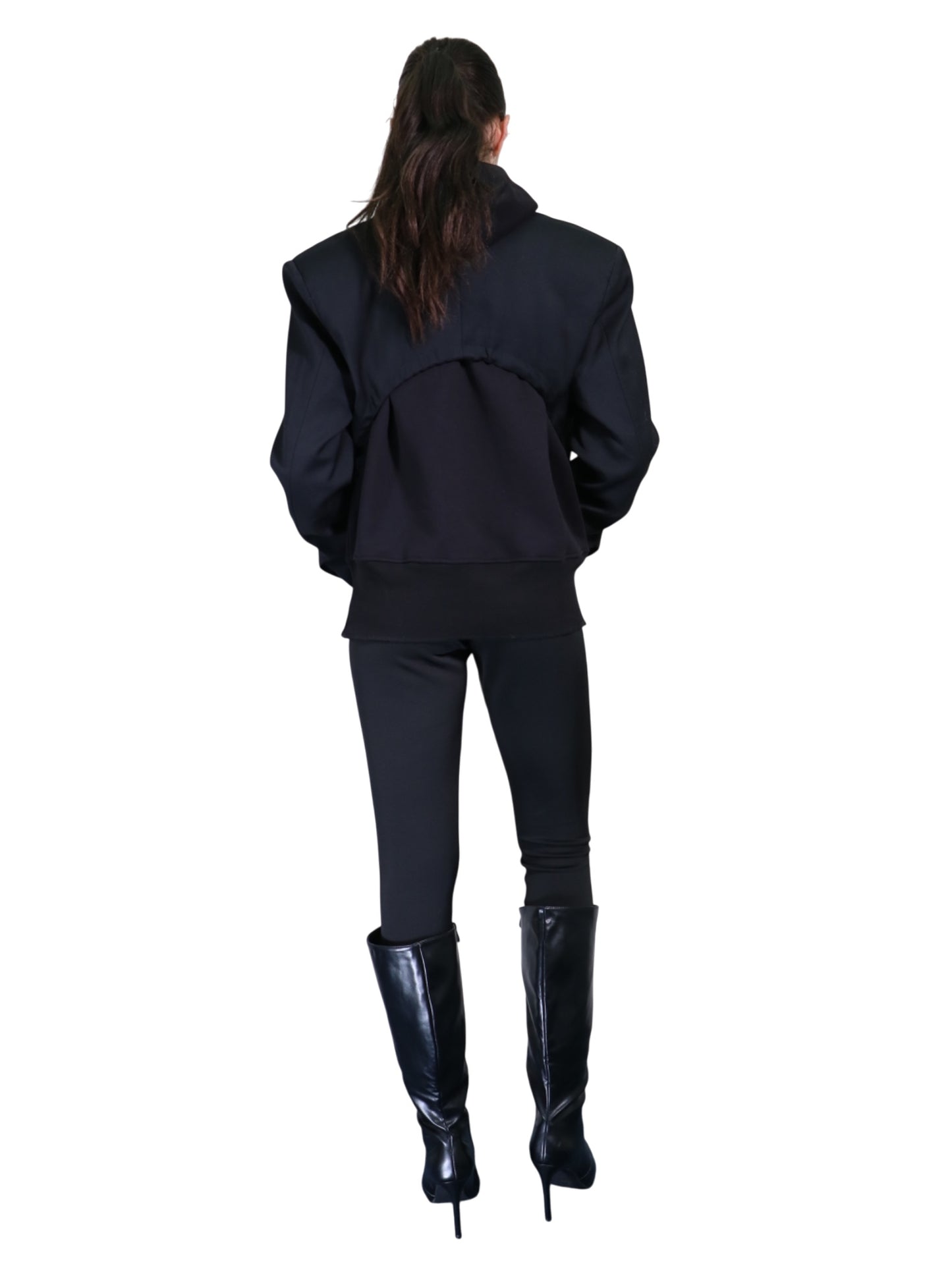 OPEN BACK TAILORED JACKET