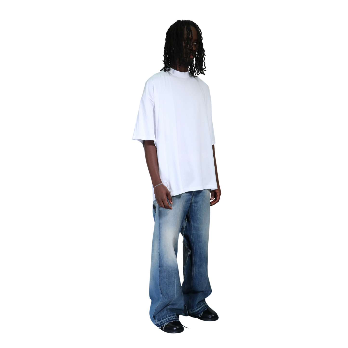 BOX PLEAT TEE