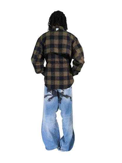 FLANNEL TOGGLE SHIRT