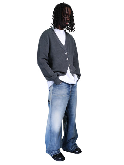 JEWELRY BUTTON CARDIGAN