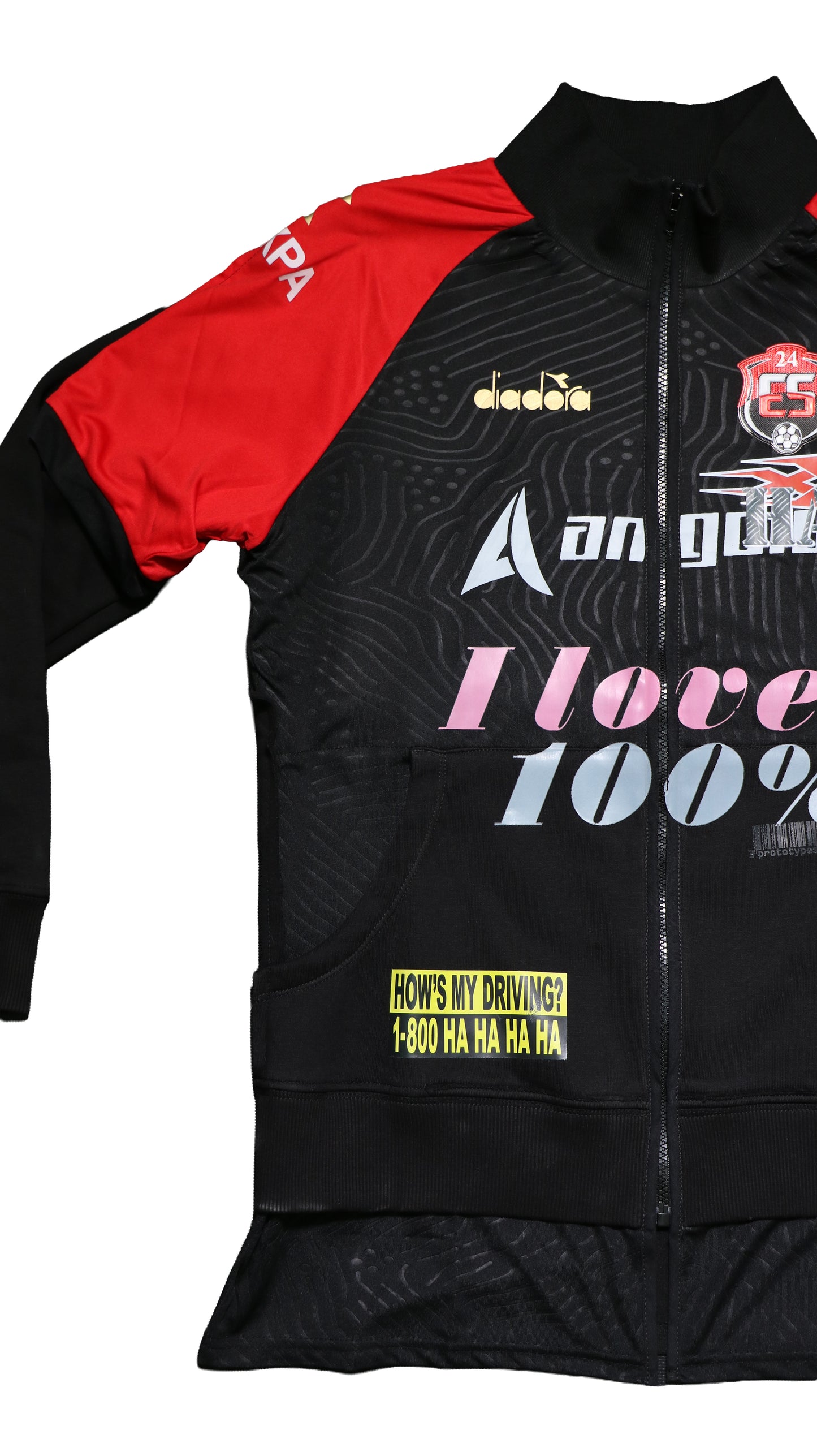 FOOTBALL SHIRT ZIP-UP