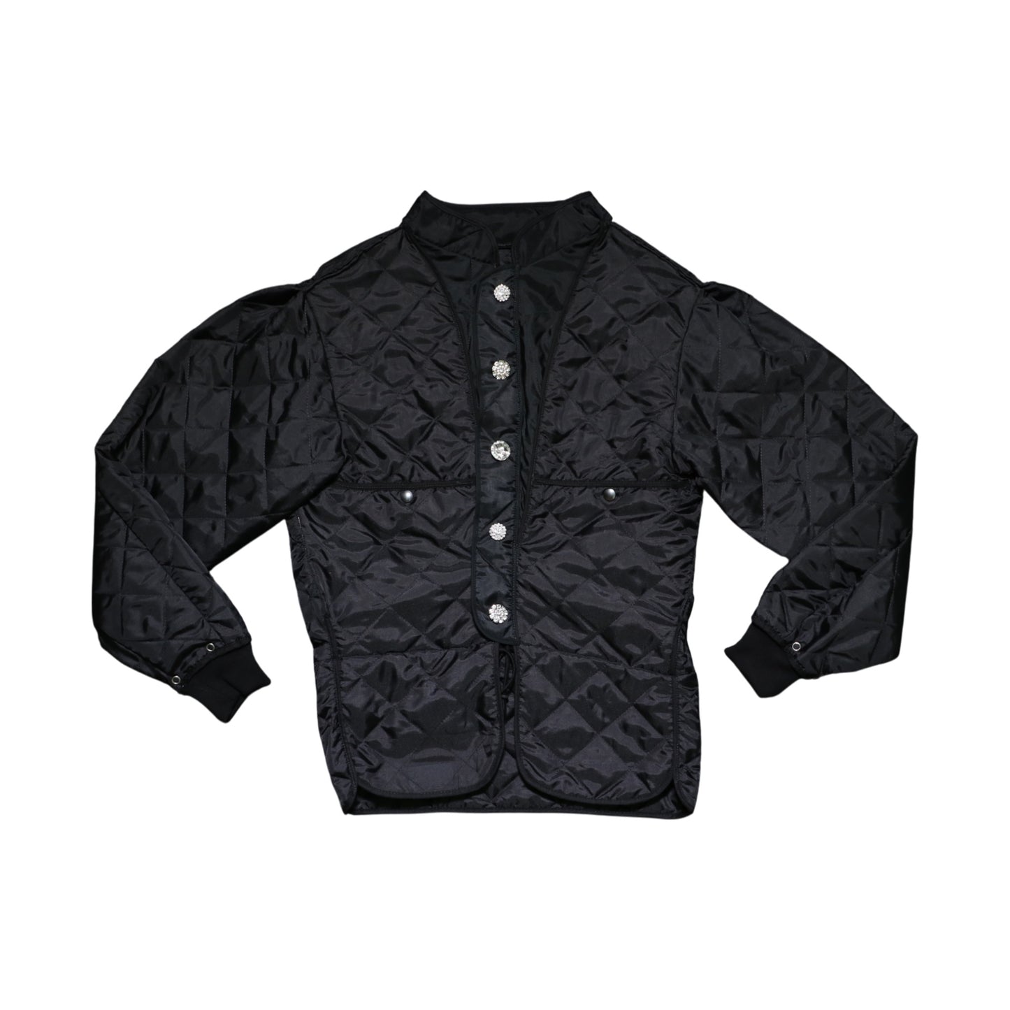 JEWLERY BUTTONED LINER JACKET