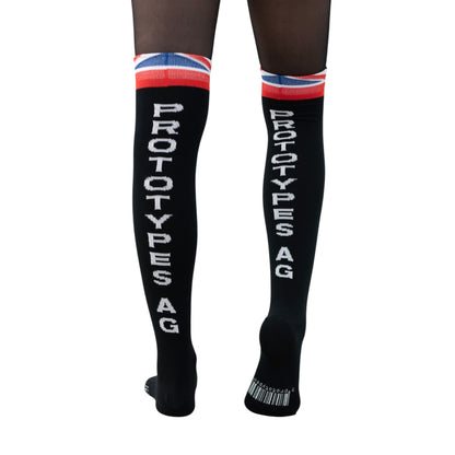 GRAPHIC SOCKS THIGH HIGH