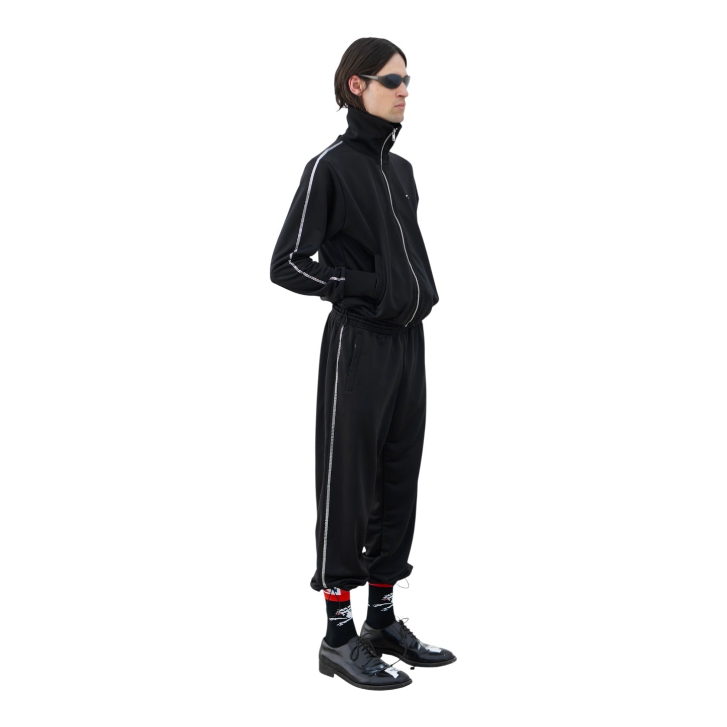 RHINESTONE TRACKSUIT PANTS