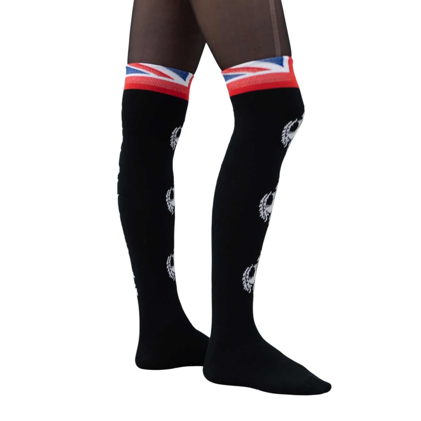GRAPHIC SOCKS THIGH HIGH