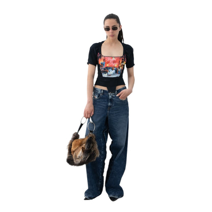 DIRNDL CUT UP TEE