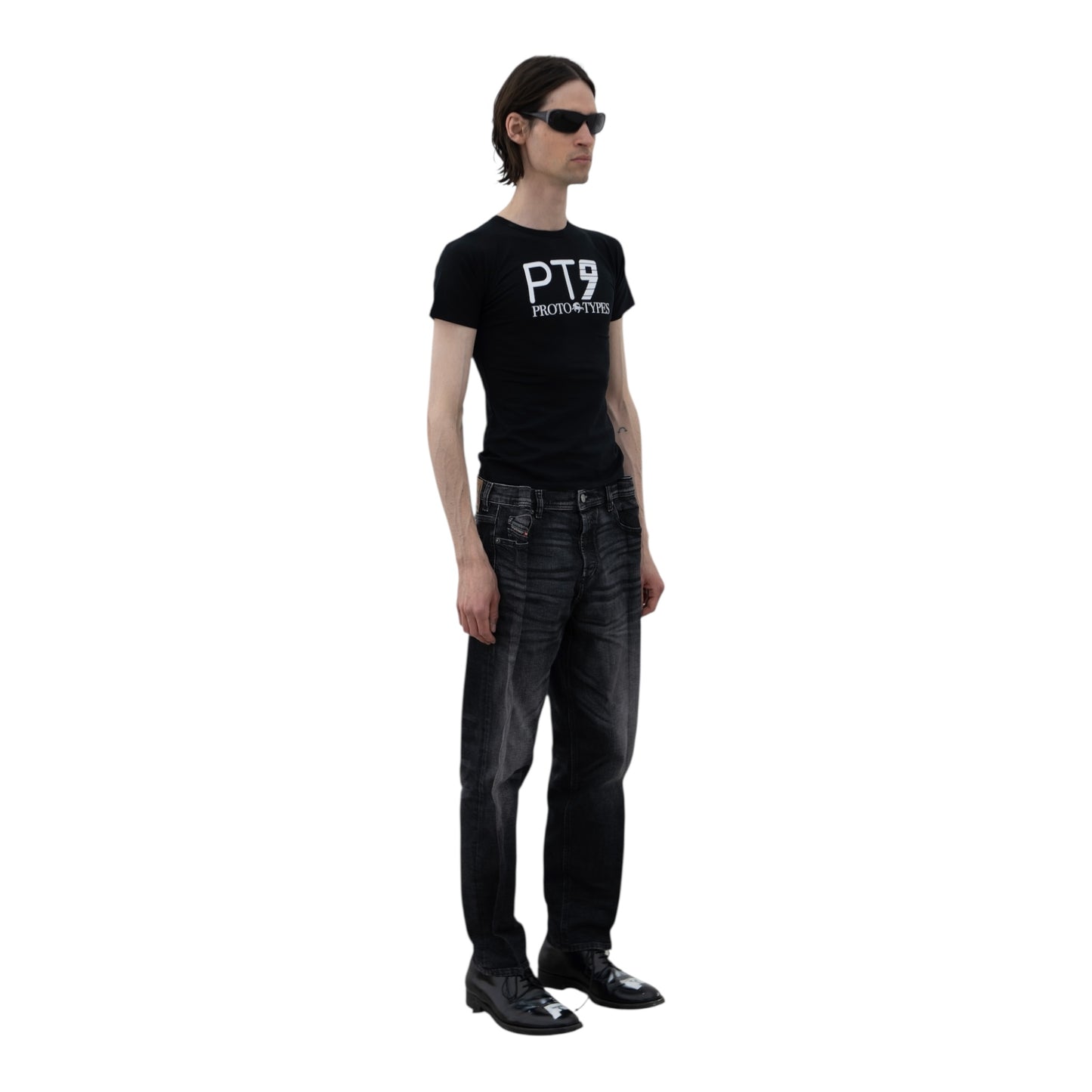 PLEATED JEANS