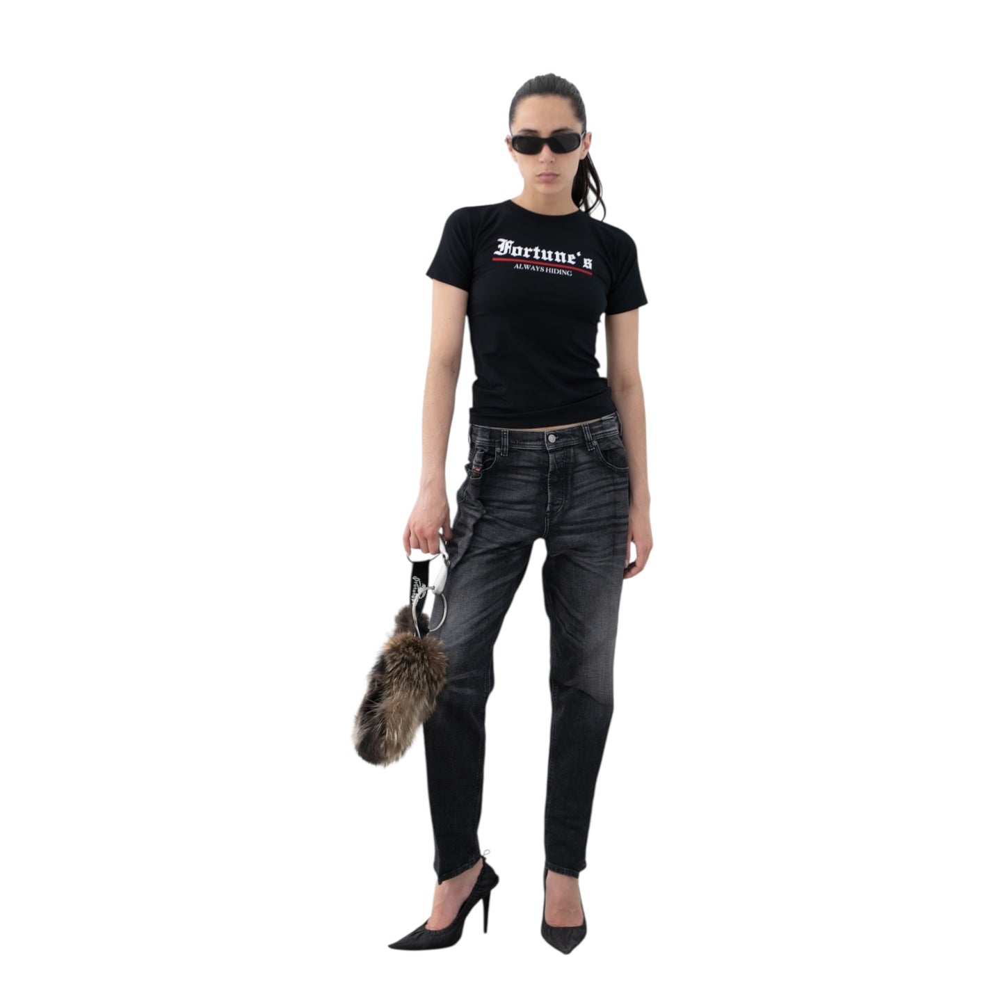 PLEATED JEANS
