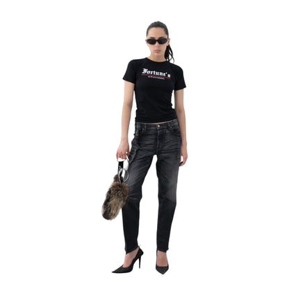 PLEATED JEANS