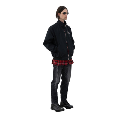WAXED HARRINGTON JACKET