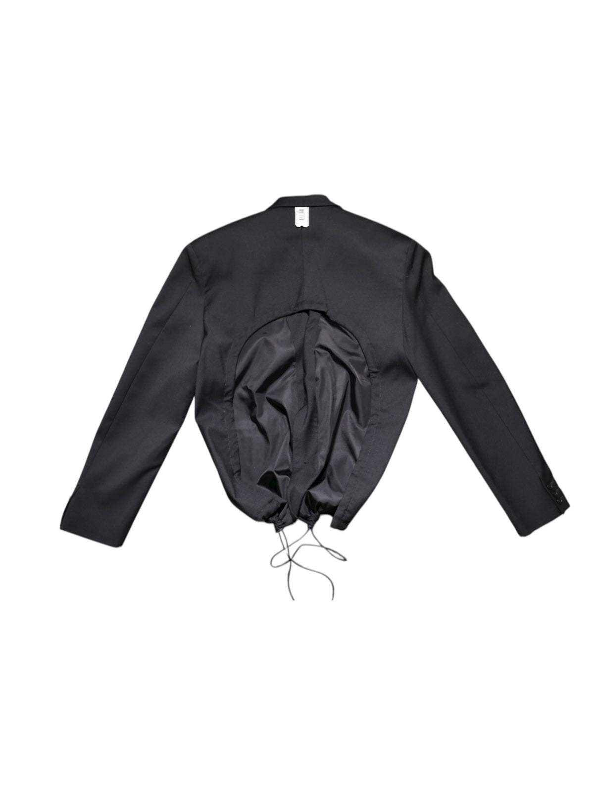 OPEN BACK TAILORED JACKET