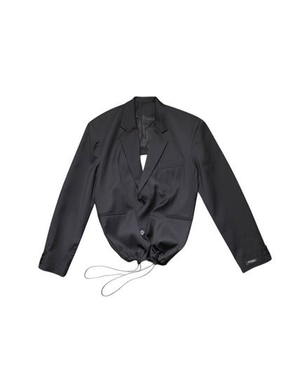 OPEN BACK TAILORED JACKET