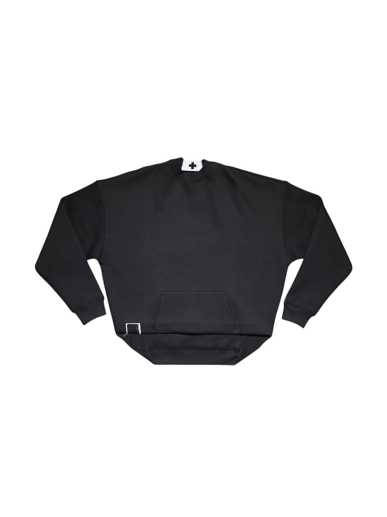BOX PLEAT CREWNECK