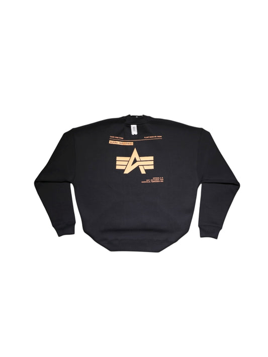 BOX PLEAT CREWNECK