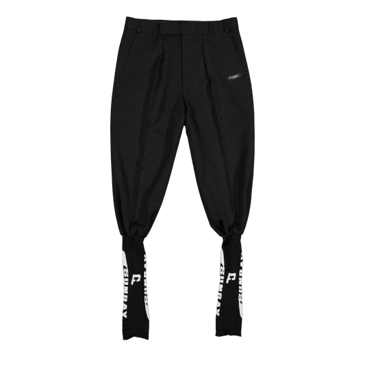 FOOTBALL SOCK TAILORED PANTS BLACK