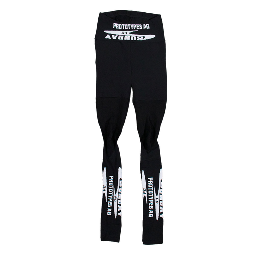 FOOTBALL SOCK LEGGINGS BLACK