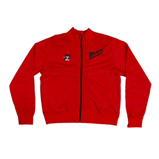 CROPPED TRACKSUIT JACKET RED