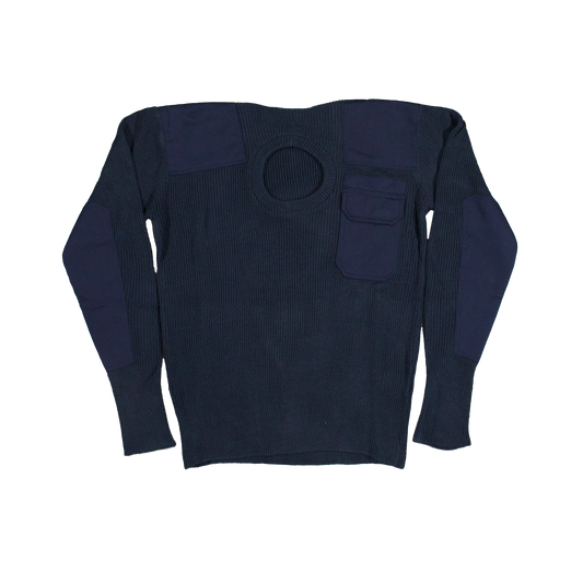 MOVED NECKLINE MILITARY KNIT