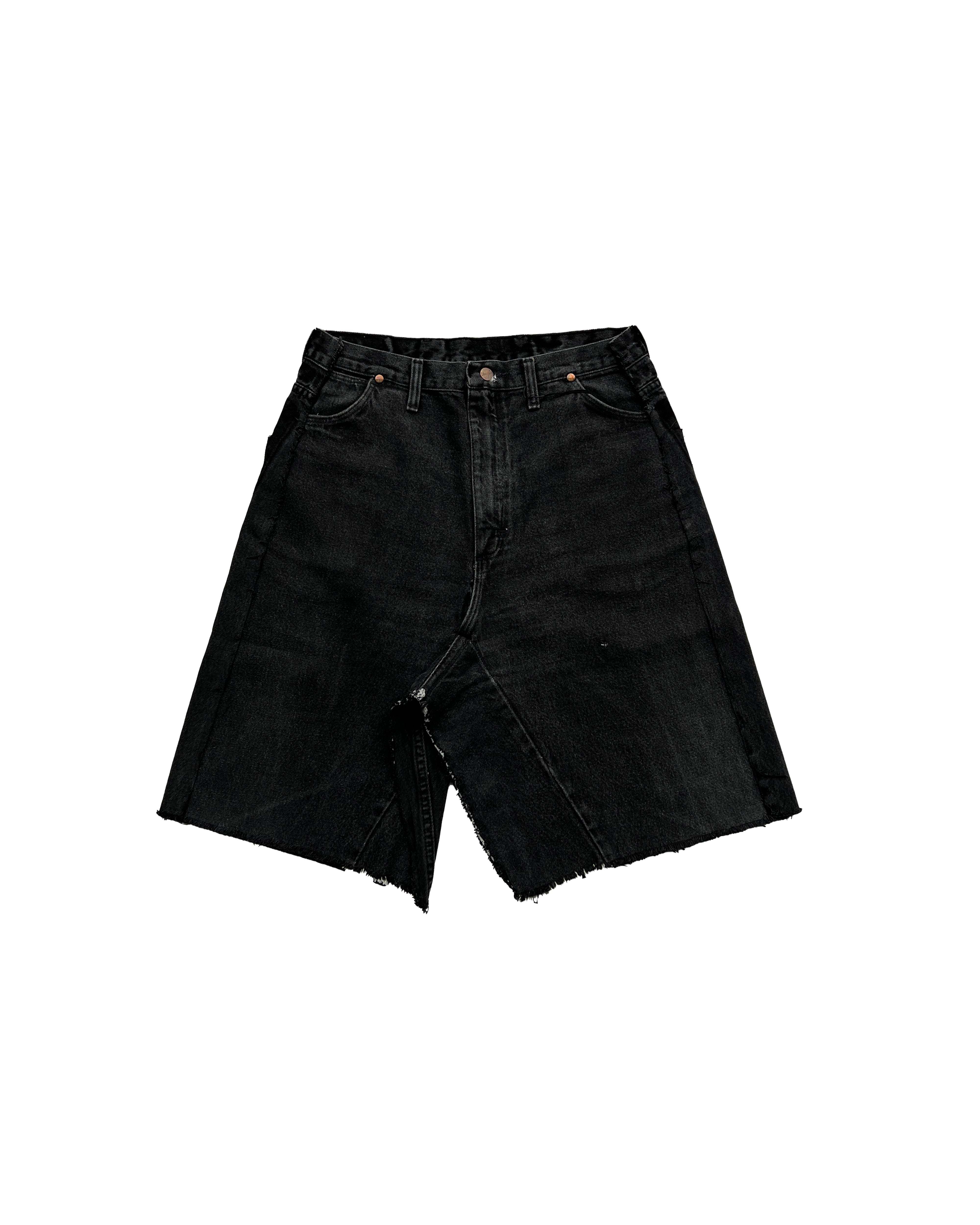 Black cut cheap up shorts