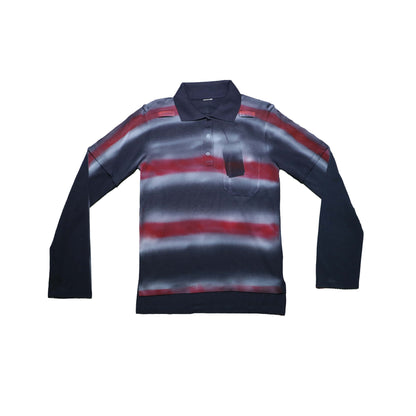 SPRAYED POLO LONGSLEEVE
