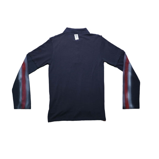 SPRAYED POLO LONGSLEEVE