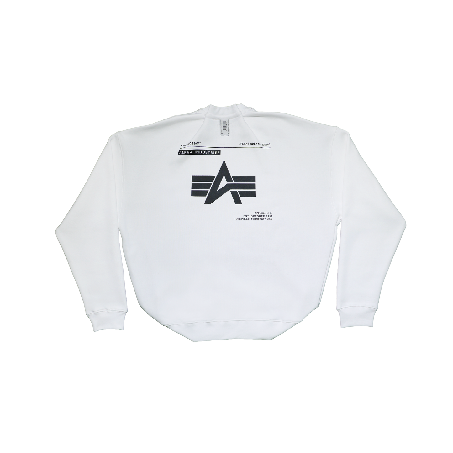 BOX PLEAT CREWNECK